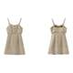 PIT retro camisole dress rhombus miu style wear waist pinch waist slimming winter new product versatile