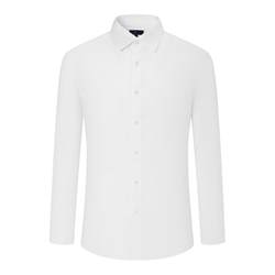 G2000 men's spring and summer new white shirt long-sleeved business high-end formal shirt for men.