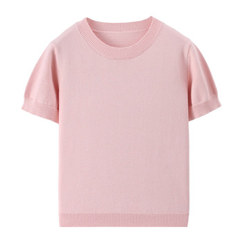 100% cotton skin-friendly short-sleeved t-shirt for boys and girls
