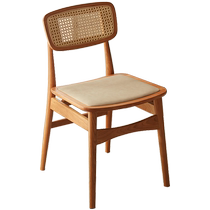Original element solid wood dining chair cherry wood back chair home leisure chair modern simple dining room chair L9121