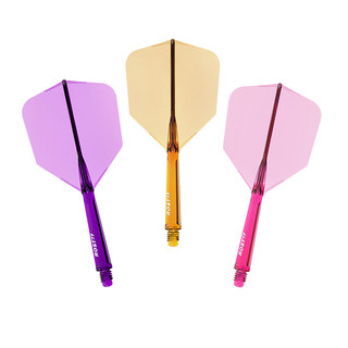 CUESOUL/Q兽 ROST 77透明一体高弹飞镖镖翼大方叶赛级尾翼配件