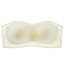 Strapless underwear beautiful back womens tube top anti-exposure wrapped chest ice silk seamless anti-slip push-up small bra bra