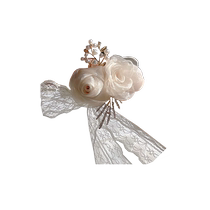 Korean style bridesmaid wrist flower bride sister group hand flower forest style wedding parents groom best man corsage wedding bracelet