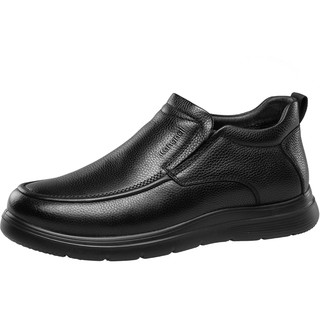 Kangnai herren-freizeitschuhe aus leder und samt-dad-schuhe