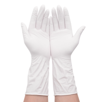 Cant put it down disposable dishwashing gloves food nitrile thickened durable extended waterproof laundry cleaning 2868