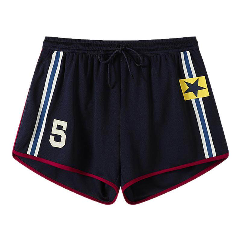 CryingCenter retro star-striped running sports quick-drying hot pants and shorts Crying Center