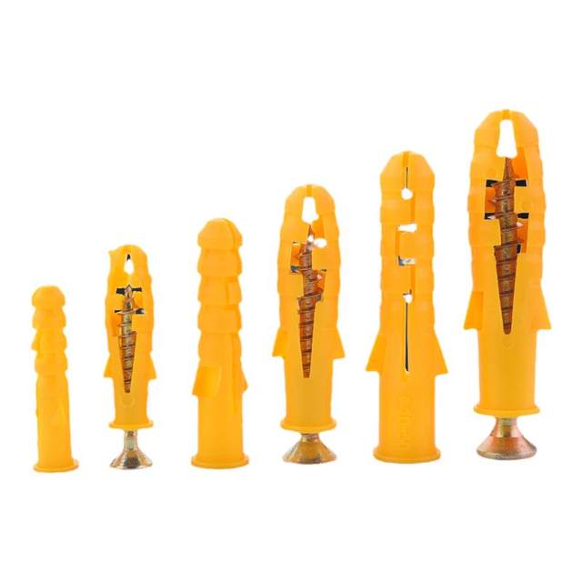 6/8/10mm set of plastic expansion tubes