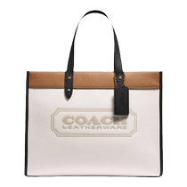 COACH official counter model FIELD No. 30 womens color-blocked one-shoulder cross-body tote bag C0777