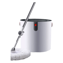 Davids new lift-type rotating mop bucket wash-and-dry in one single bucket hand-washable N11Plus 1 pole 2 heads 2852