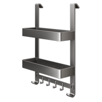 Cabei toilet door hanging shelf bathroom storage rack punch-free shower room bathroom bathroom storage hanging basket