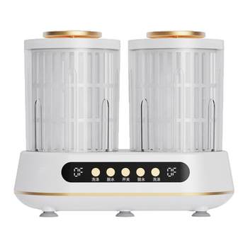 99.9% sterilization rate all-in-one double-cup washing machine