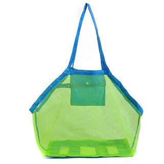 Outdoor large capacity net bag storage bag outdoor beach bag
