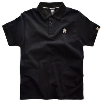 Ghost face original simple basic embroidered logo solid color shirt polo men's casual lapel ເສື້ອທີເຊີດແຂນສັ້ນໃນລະດູຮ້ອນ