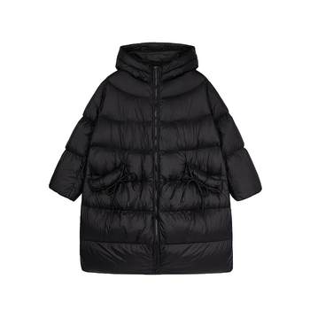 Feiniaohexinjiu shopping mall same style women's new long cocoon black down jacket female fz470012043