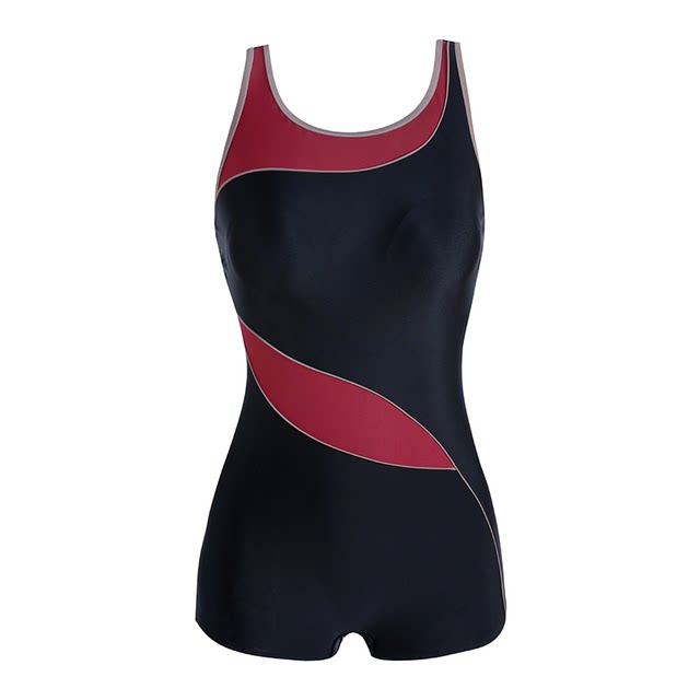 Women's swimsuit 2025 new high-end adult one-piece boxer angle professional racing swimming pool special large size hot spring