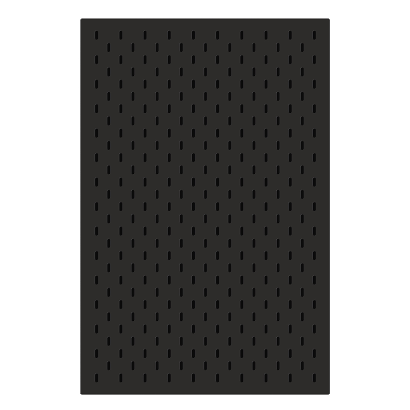 Integrated frameless perforated board