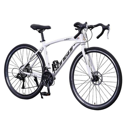 红旗官方旗舰店砾石公路自行车成人男女通勤轻快变速学生赛车单车