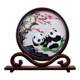 Qingfengya embroidered panda ornament double-sided embroidery
