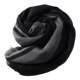 Autumn and winter striped Japanese men's black scarf