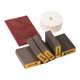 Ceramic matte sponge repair and sculpture polishing tools