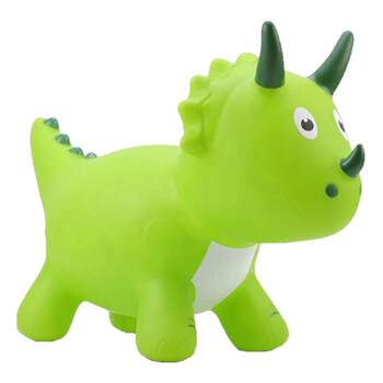 ເດັກນ້ອຍໂດດມ້າ inflatable triceratops toy ເດັກນ້ອຍເດັກນ້ອຍຕ້ານການຕົກຜູ້ໃຫຍ່ສາມາດຂີ່ມ້າ rocking ການສຶກສາໃນຕອນຕົ້ນ