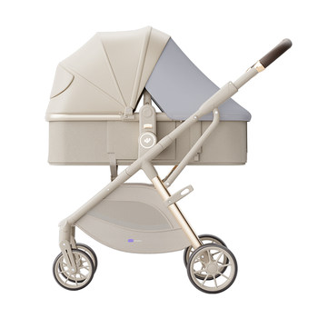 Baby stroller can sit or lie down for infants aged one month old