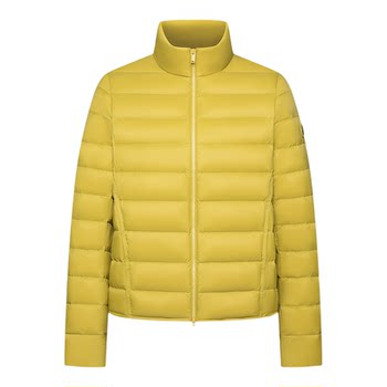 Bosideng 26 spring new women's short 90 velvet rib down jacket thin warm stand collar