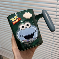 Зеленый+игрушка Baiyun Liu Sand Blue Sesame Street