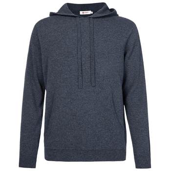 Pipdog symmetrical pocket hooded sweatshirt cashmere sweater