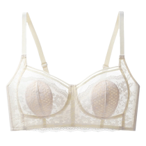 Gros seins sexy beau dos sous-vêtements petits seins pour femmes se rassemblent pour montrer la taille des seins secondaires dentelle anti-affaissement soutien-gorge pure luxure section mince