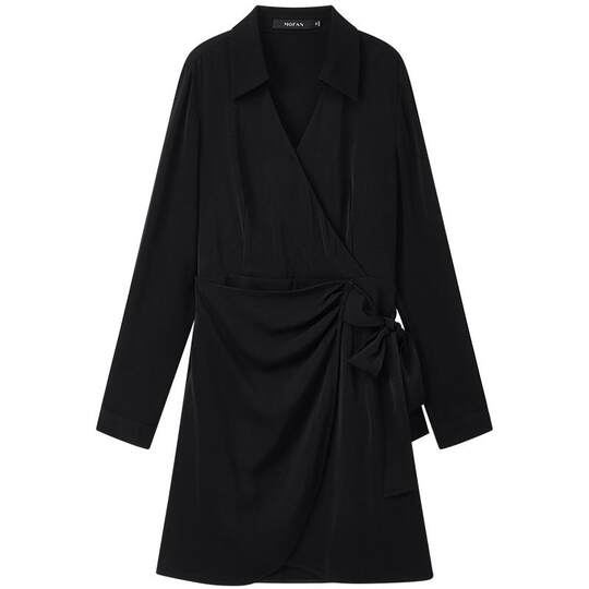 MOFAN Mofanqiu new black dress