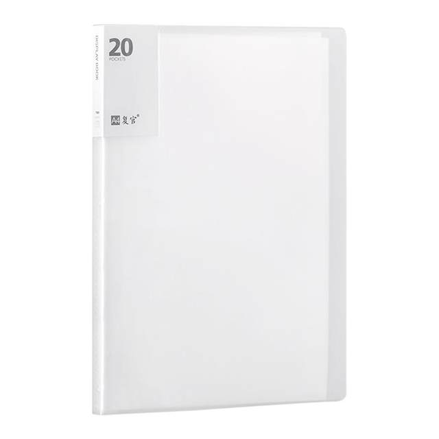 Transparent folder a4 paper insert sheet binder