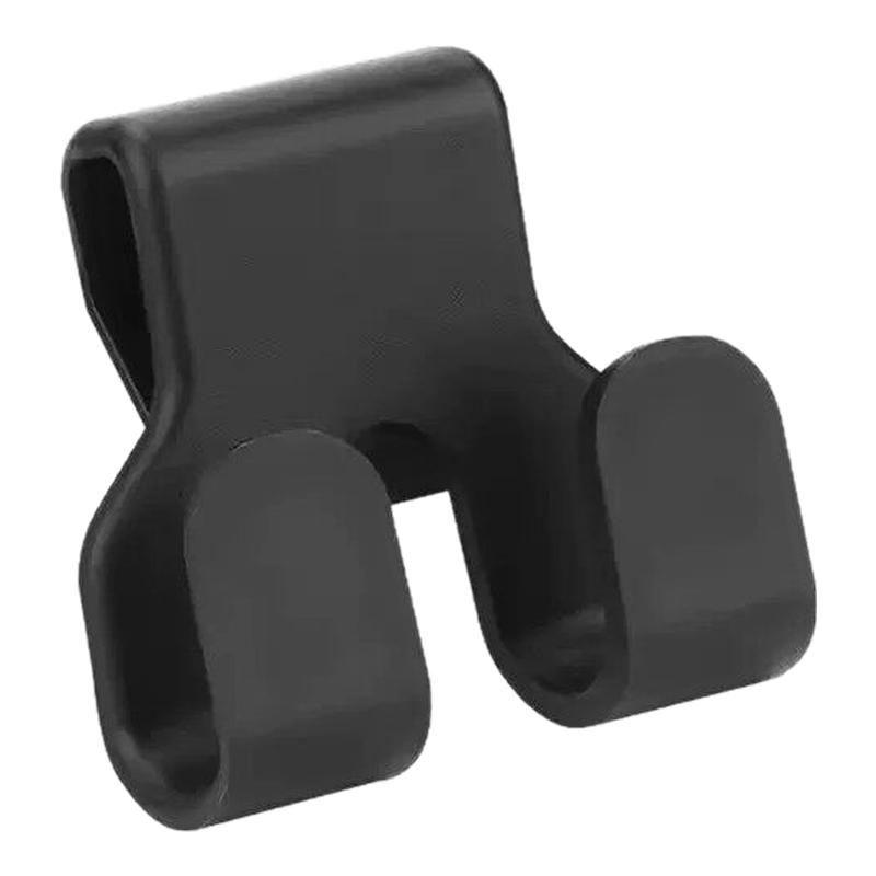 Electric vehicle punch-free double hook helmet hook