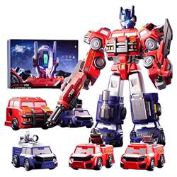 Ott Toys Children's Boys' Birthday Gift Optimus Prime Action Figure Model Car Transforming Toy Robot King Kong