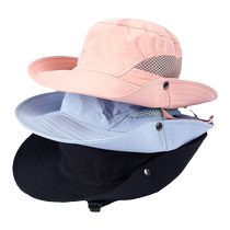 Parent-child hats for men and women spring and summer outdoor travel casual and fashionable fisherman hats travel sun protection versatile sun hats