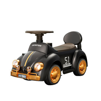 Children's electric car slides 1 to 3 years old baby stroller rocking baby yo-yo car toy car that can be charged by a person