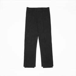 1747 ໂສ້ງຂາຍາວ seam, slit high street trousers, trousers ຂາຊື່ versatile ມີ drape, ແບບດຽວກັນສໍາລັບຜູ້ຊາຍແລະແມ່ຍິງ