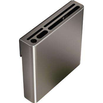 No-punch wall-mounted cabinet door tool storage rack