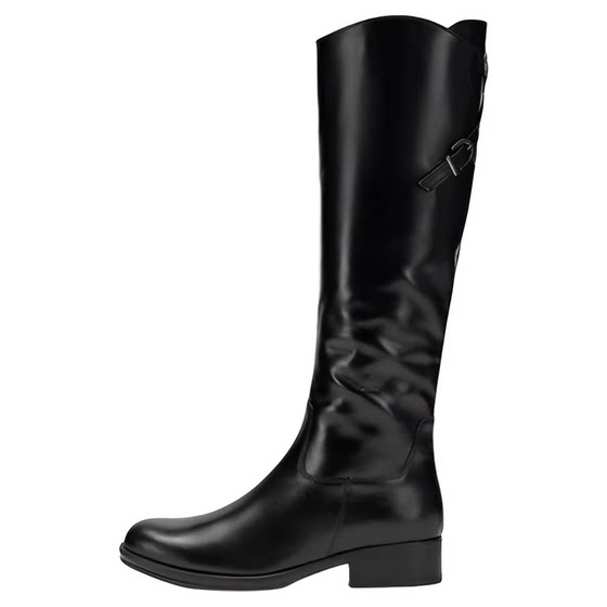 
Gabor German Jiabu 31604 boots Fashion classic thick heel cow leather zipper commuting fashion women's boots