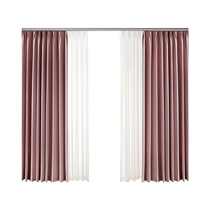 All-Friend Customized Curtains Cover Modern Simple Floating Windows Bedroom Living Room Insulation New Package Installation