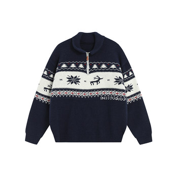 Insstudios orchard locking fair island jacquard sweater Insstudios orchard locking fair island jacquard sweater