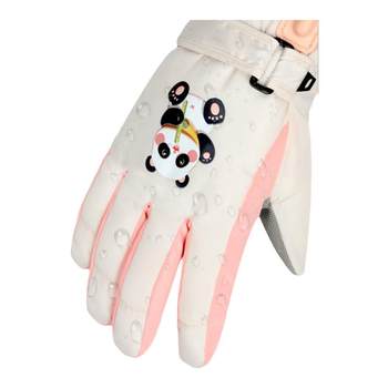2023 new rechargeable heated gloves cartoon cute