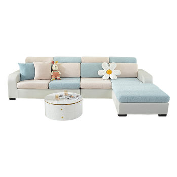 No need to measure for a universal jacquard velvet sofa cover