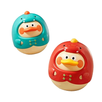 Baby tumbler toy can be bitten and trained to raise the head to consume the babys physical strength. 0-1 year old childrens educational early education for 6 months