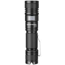 SUPERFIRE Shenhuo Q18 strong light flashlight zoom long-range USB charging home portable round focus outdoor light