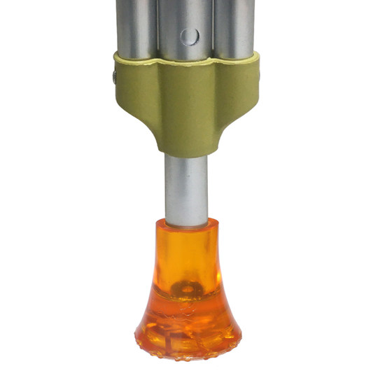 Muletas Almohadillas Antideslizantes para Los Pies, Muletas Dobles para Las Axilas, Cabezales De Goma, Juegos De Cuatro Patas, Accesorios para Bastones para Ancianos, Base De Bastón De Trekking Silencioso