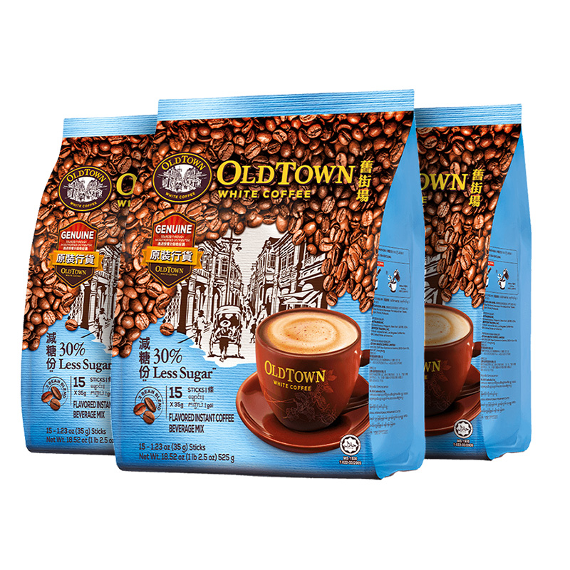 International Flagship Store Old Town White Coffee Low Sugar 45 Cups