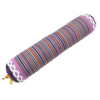 纯棉粗布圆柱颈椎专用枕套护颈保健修复助眠单人成人学生无填充物