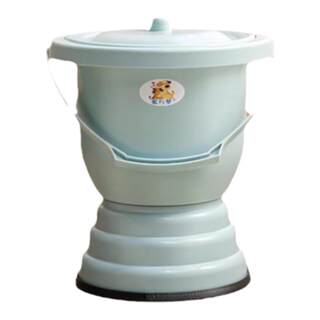 年老人起夜马桶坐便器移动高脚痰盂家用卧室带盖防臭孕妇小尿盆桶