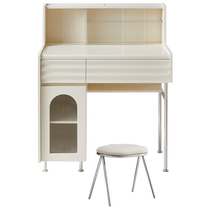 Quanyou Home 2024 new cream style storage cabinet integrated dressing table bedroom small apartment dressing table 129590